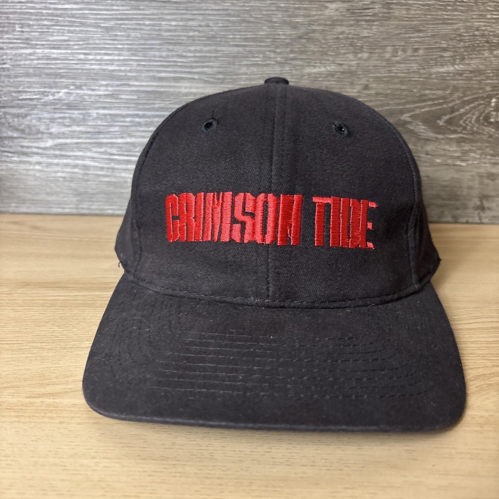 Vintage Alabama Crimson Tide Hat Cap Snapback Black Red Danger Runs Deep